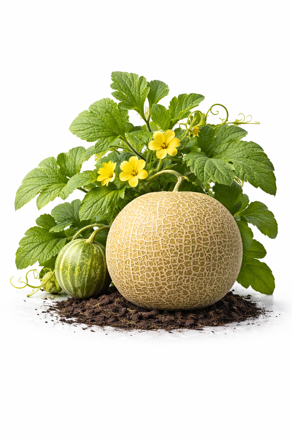 Musk Melon Seedling Plant